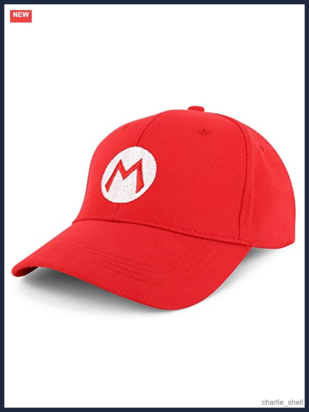 Mario Luigi Embroidered Cotton Cosplay Baseball Cap Adjustable One Size